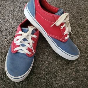 VANS  Y5 W6.5 RED, WHITE, BLUE.   INDEPENDENCE DAY AMERICANA